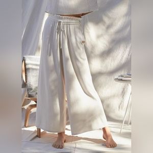 Lunya Cozy Cotton Silk Relaxed Ankle Pant